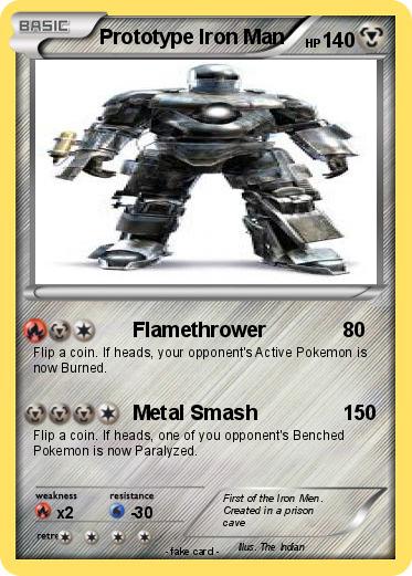 Pokemon Prototype Iron Man