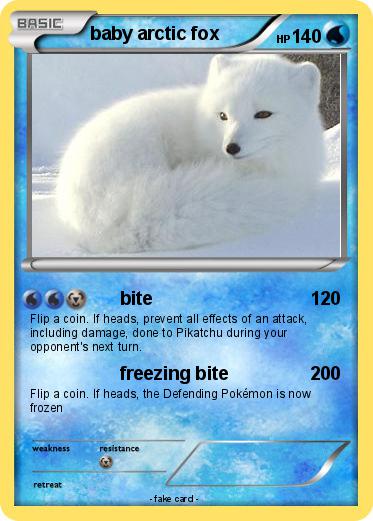 Pokemon baby arctic fox