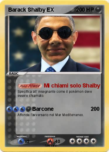 Pokemon Barack Shalby EX