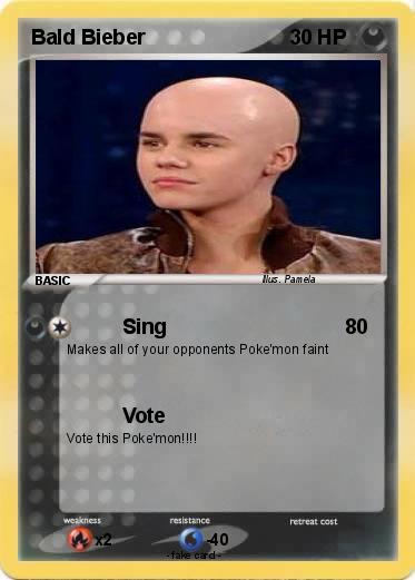 Pokemon Bald Bieber