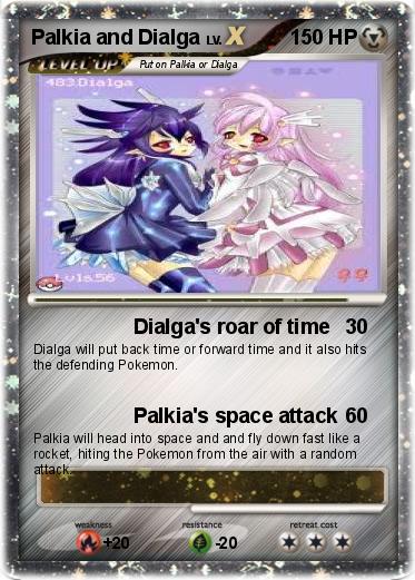 Pokemon Palkia and Dialga