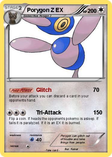 Pokemon Porygon Z EX