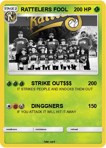 Pokemon RATTELERS FOOL