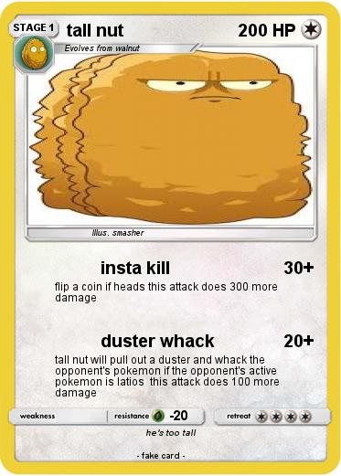 Pokemon tall nut