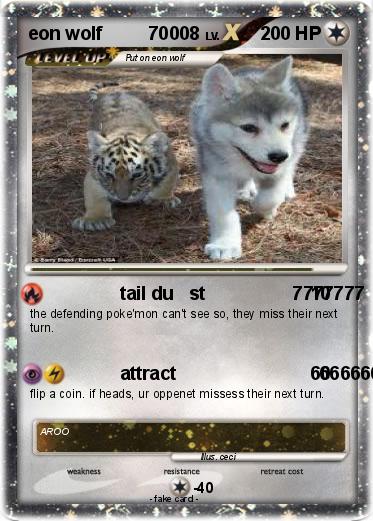 Pokemon eon wolf         70008