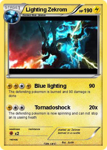 Pokemon Lighting Zekrom