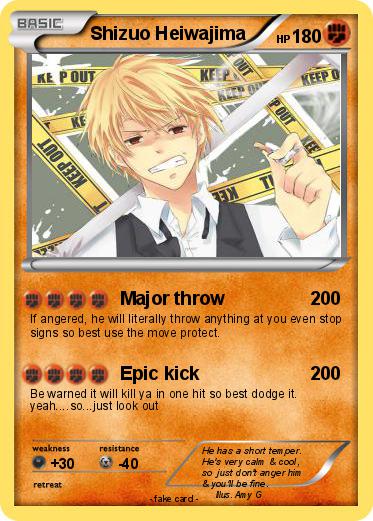 Pokemon Shizuo Heiwajima