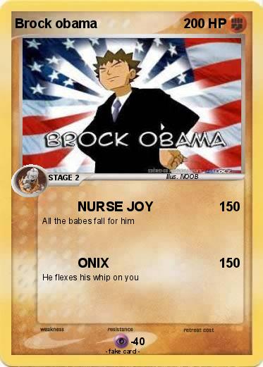 Pokemon Brock obama