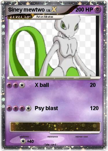 Pokemon Siney mewtwo