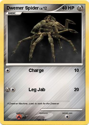 Pokemon Dwemer Spider