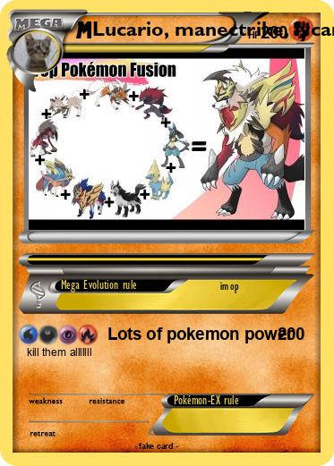 Pokemon Lucario, manectrike, lycanrock, zacian, zamazenta