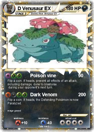 Pokemon D Venusaur EX