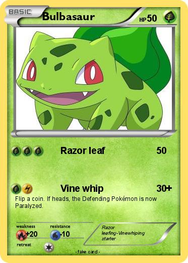 Pokemon Bulbasaur