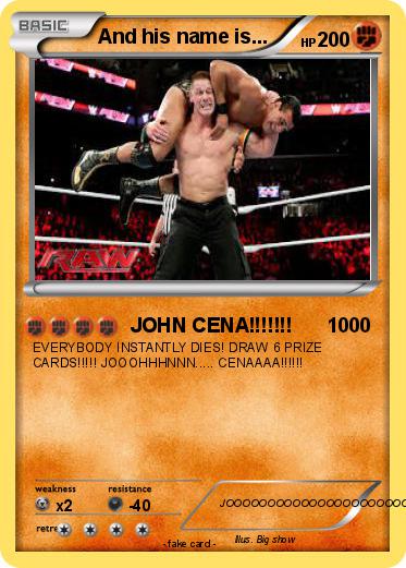 Pokemon And his name is...