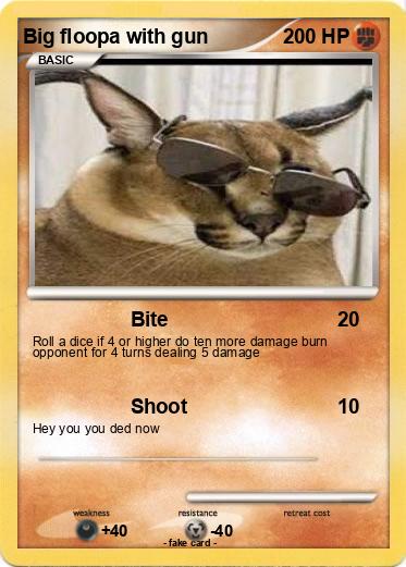 Pokemon Big floopa with gun