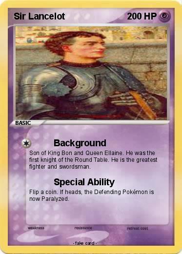 Pokemon Sir Lancelot