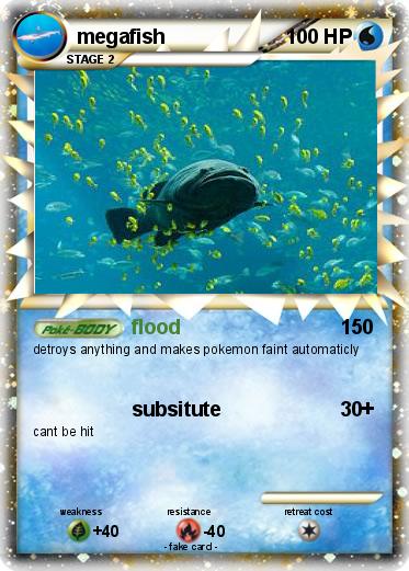 Pokemon megafish