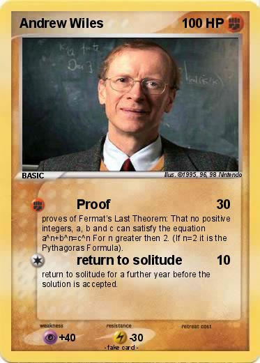 Pokemon Andrew Wiles
