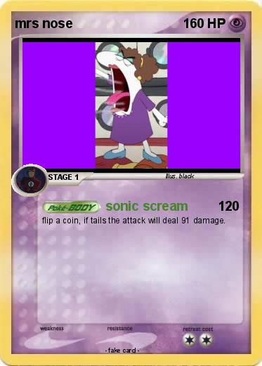 Pokemon mrs nose