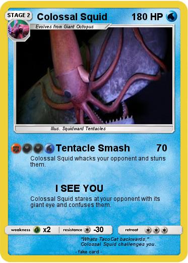 Pokemon Colossal Squid