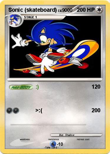 Pokemon Sonic (skateboard)