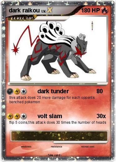 Pokemon dark raikou