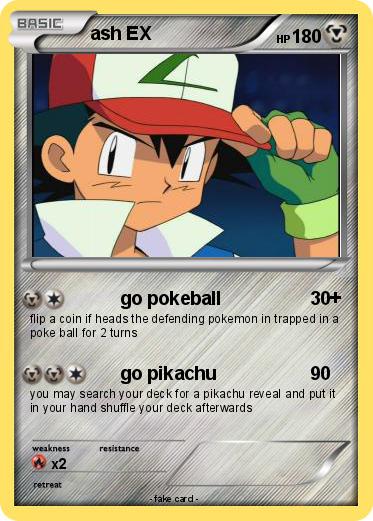 Pokemon ash EX