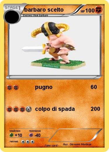 Pokemon barbaro scelto