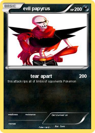 Pokemon evil papyrus