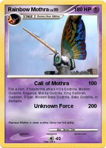 Pokemon Rainbow Mothra