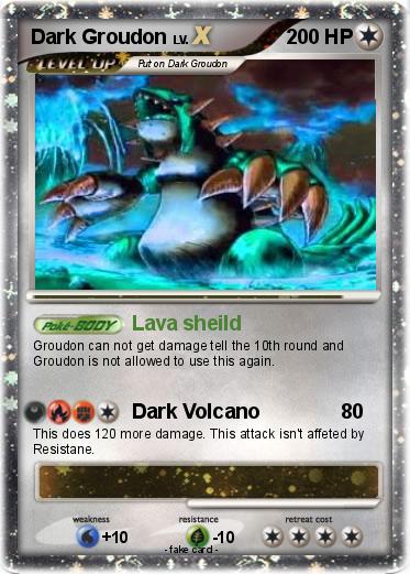 Pokemon Dark Groudon