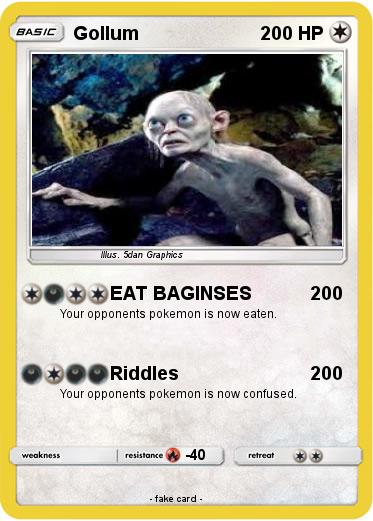 Pokemon Gollum