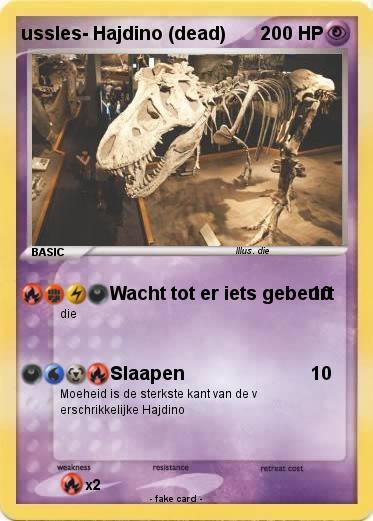 Pokemon ussles- Hajdino (dead)