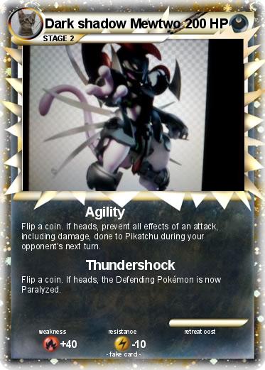 Pokemon Dark shadow Mewtwo