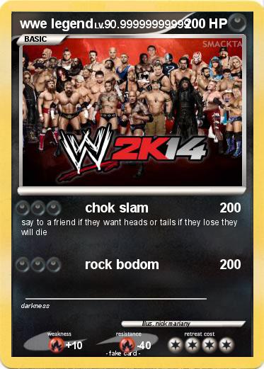 Pokemon wwe legend