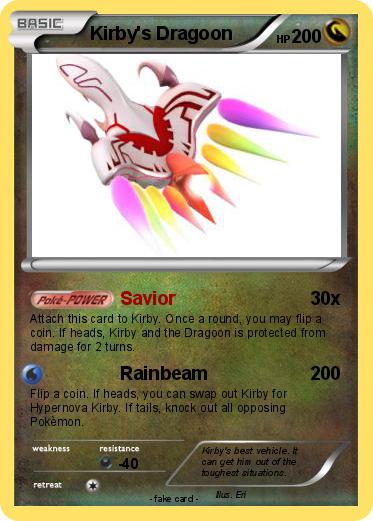 Pokemon Kirby's Dragoon
