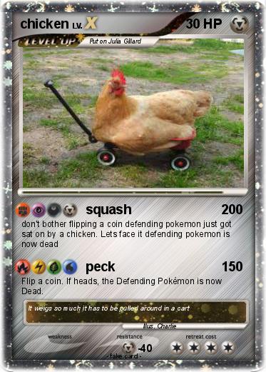 Pokemon chicken