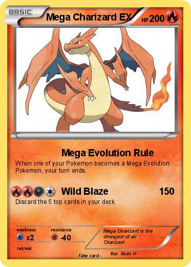 Pokemon Mega Charizard EX