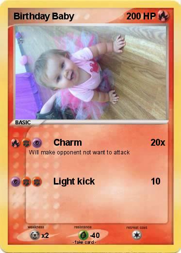 Pokemon Birthday Baby