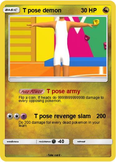 Pokemon T pose demon