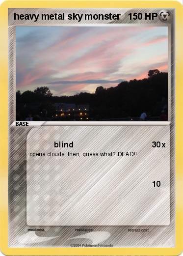 Pokemon heavy metal sky monster