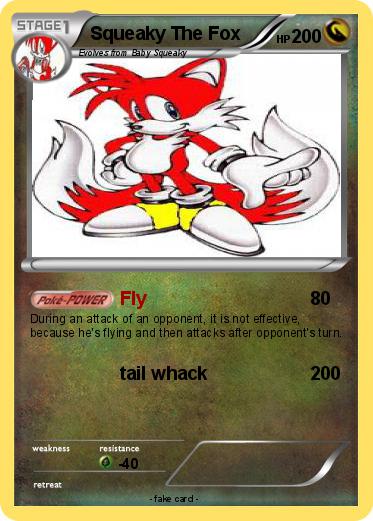 Pokemon Squeaky The Fox