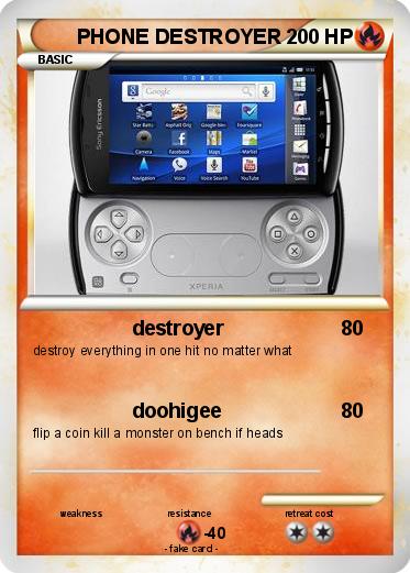 Pokemon PHONE DESTROYER