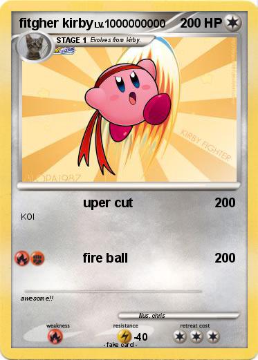Pokemon fitgher kirby