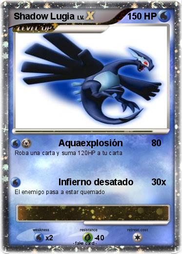 Pokemon Shadow Lugia