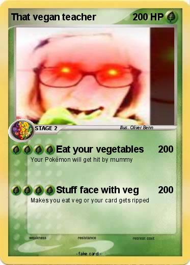 Pokemon That vegan teacher