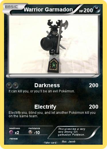 Pokemon Warrior Garmadon