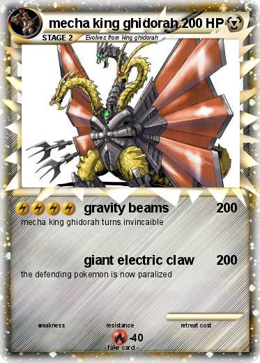 Pokemon mecha king ghidorah
