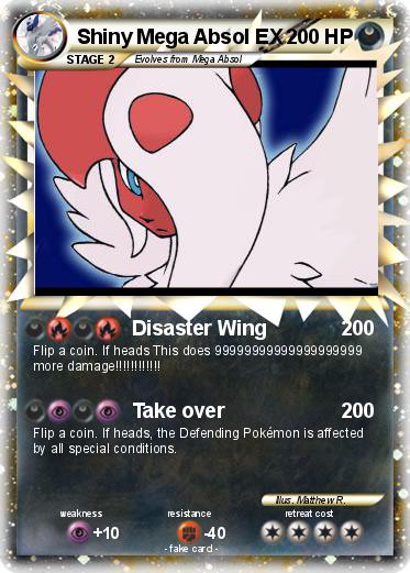 Pokemon Shiny Mega Absol EX