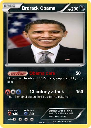 Pokemon Brarack Obama